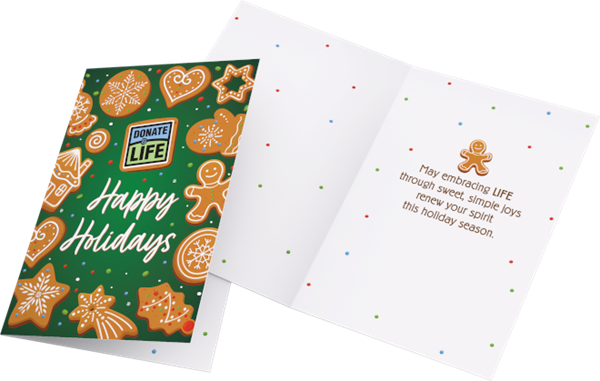 Donate Life Store 2020 Holiday Card Set Of 25